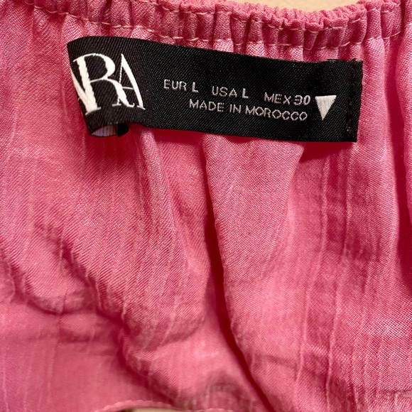 Pink Zara Crop Top - US L - Picture 8 of 9